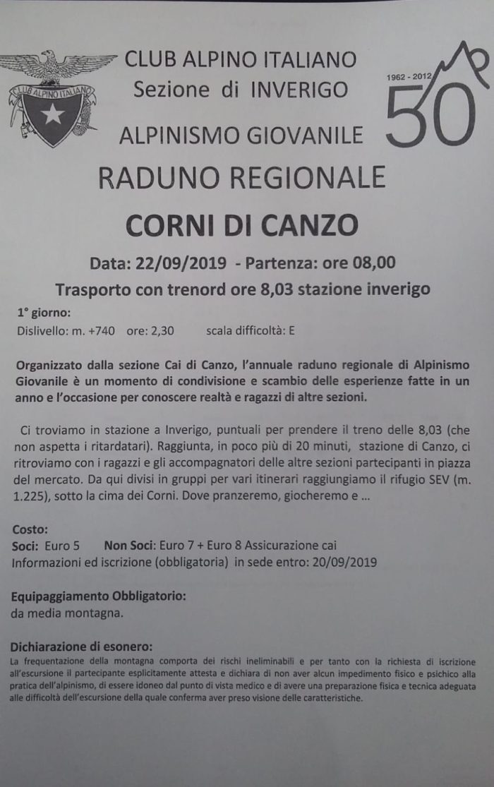 Raduno Regionale	AG @ da definire