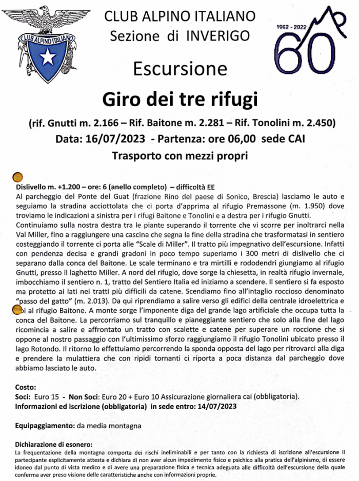 Giro dei Tre Rifugi